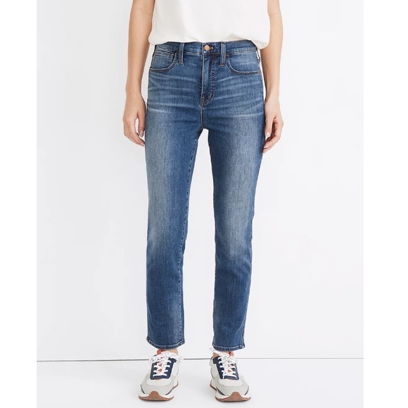 Madewell Roadtripper Stovepipe High Rise Crop Jeans 25 - Picture 3 of 13